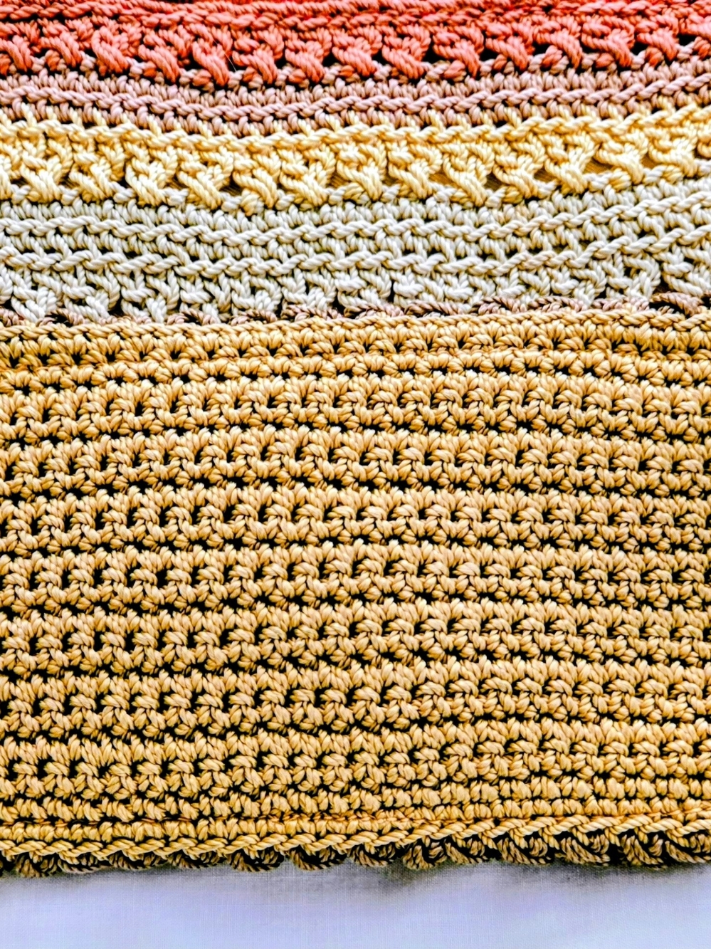The Sak Riviera Crochet Tote Bag Bohemian Stripe Boho Tassel - Picture 4 of 9
